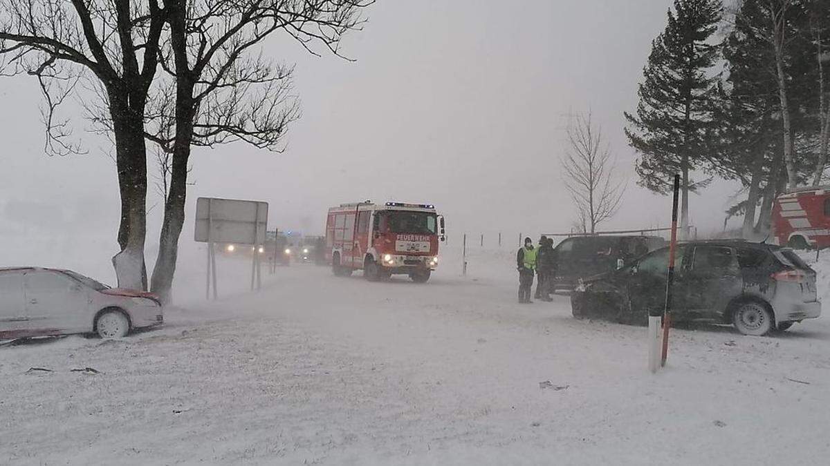 Dichtes Schneetreiben und Sturm dürften wohl zu dem Unfall geführt haben