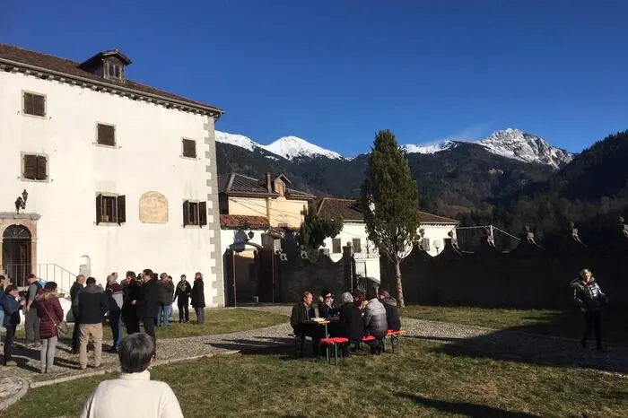 Schauplatz der 20. Käseprämierung war diesmal der Palazzo Calice in Paularo.
