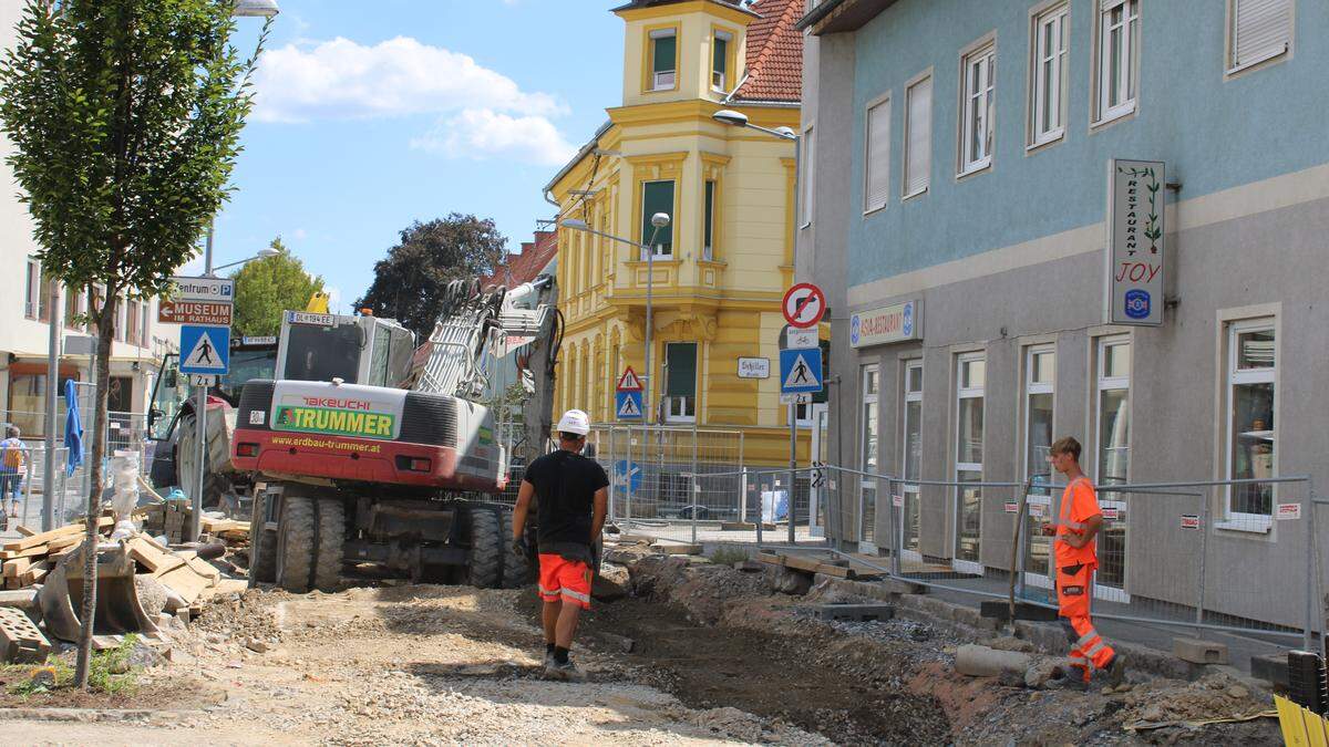 In Gleisdorf wird wieder gegraben - heuer an der Ludwig-Binder-Straße