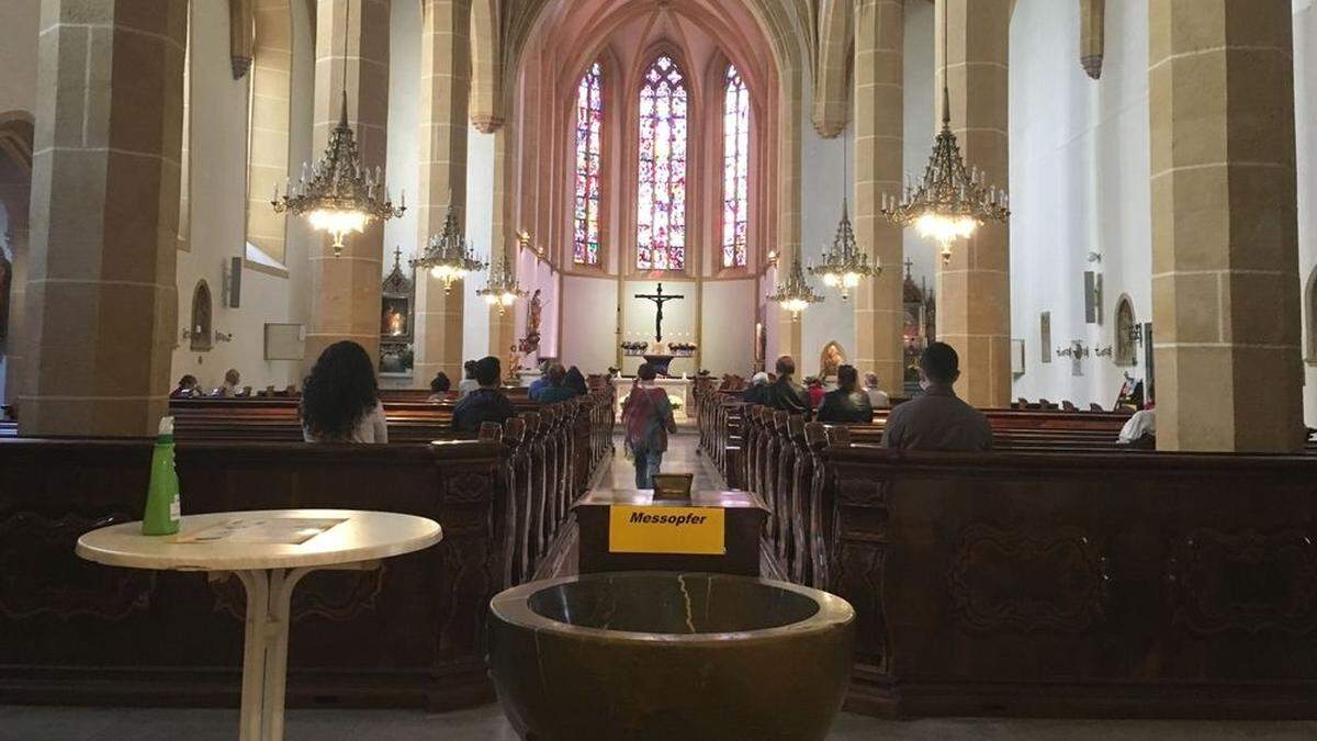 Sonntagsgottesdienst in der Grazer Franziskanerkirche