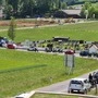 Die Unfallstelle beim Friedhof in Schöder