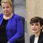 Heftiger Schlagabtausch: Sozialministerin Beate Hartinger-Klein (FPÖ) und SPÖ-Chef Pamela Rendi-Wagner