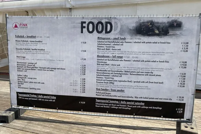 Essen und Trinken auf gehobenem Niveau - das erwartet die Holländer hier.