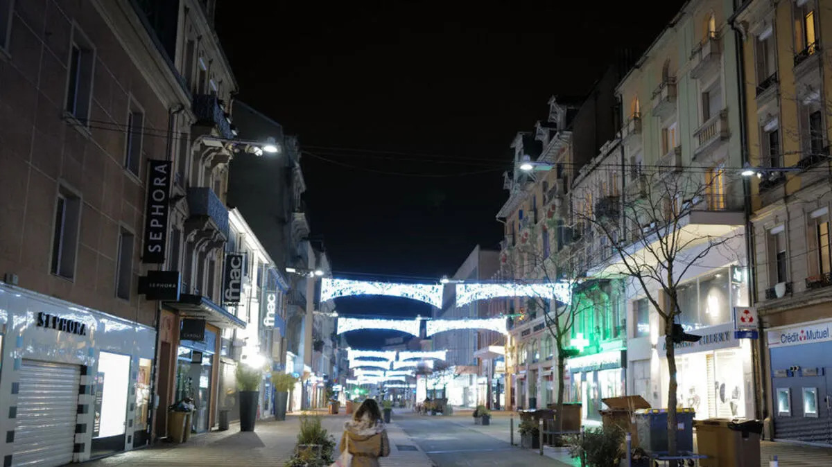 Leere Straßen in Frankreich schon ab 18 Uhr