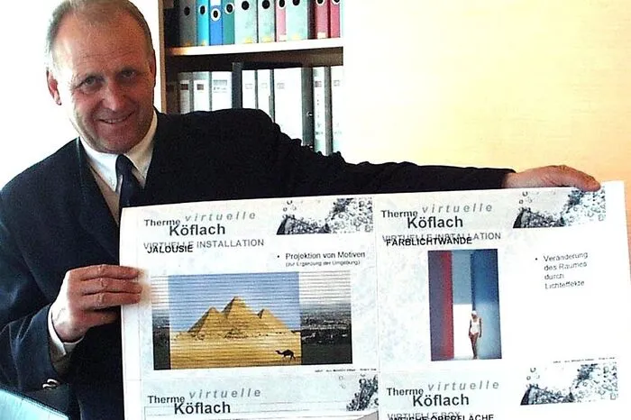 Bereits im August 2002 hatte der damalige Köflacher Bürgermeister Franz Buchegger (SPÖ) die ersten Pläne für die Therme präsentiert.