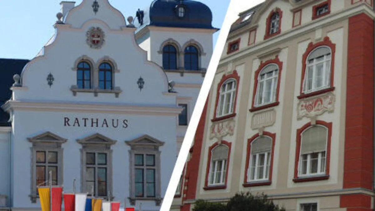 Die Rathäuser von Gleisdorf und Weiz