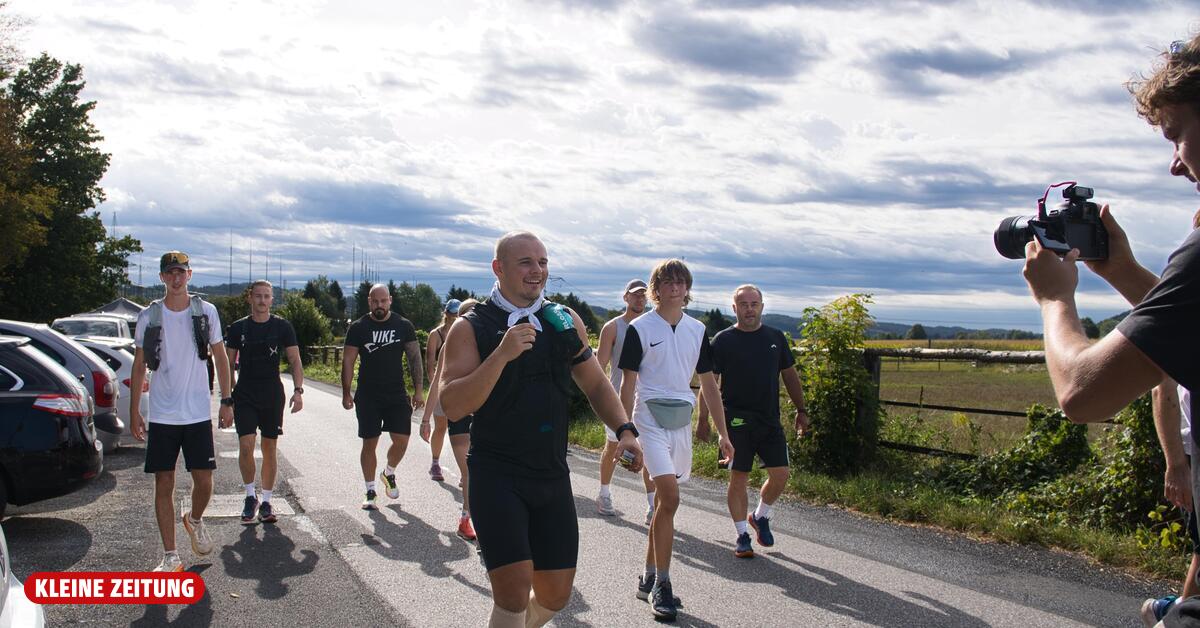 Philipp Vidovic from Eggersdorf ran 100 kilometers around Gleisdorf in one ...