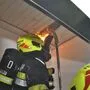 In einer Zwischendecke entstand in einer Bärnbacher Wohnung ein Brand