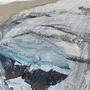 Der massive Gletscherbruch in den Dolomiten, vom Hubschrauber aus gesehen
