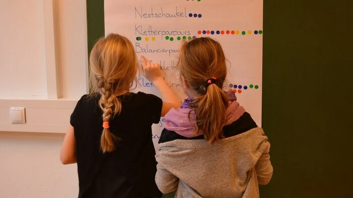 "Was hätten wir am liebsten?", fragten sich die Volksschulkinder.