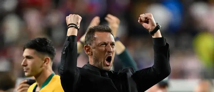 Australien-Coach Tony Popovic jubelte über den Aufstieg