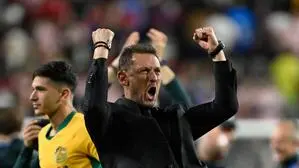 Australien-Coach Tony Popovic jubelte über den Aufstieg
