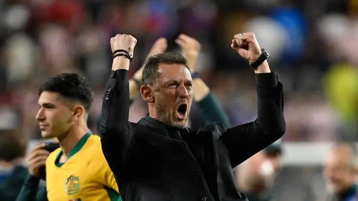 Australien-Coach Tony Popovic jubelte über den Aufstieg