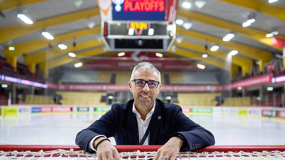 Champions-Hockey-League-Chef Martin Baumann war zu Besuch in Klagenfurt