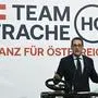 Der frhere FP-Chef und Vizekanzler Heinz-Christian Strache am Freitag, 15. Mai 2020, anlsslich einer Pressekonferenz der Allianz fr sterreich (DA) zum Thema "Prsentation der Details zur neuen Brgerbewegung unter HC Strache sowie Bekanntgabe der nchsten Schritte" in den Sofienslen in Wien.