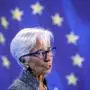 The President of European Central Bank, Christine Lagarde, speaks during a press conference in Frankfurt, Germany, Thursday, Sept. 12, 2024. (AP Photo/Michael Probst)