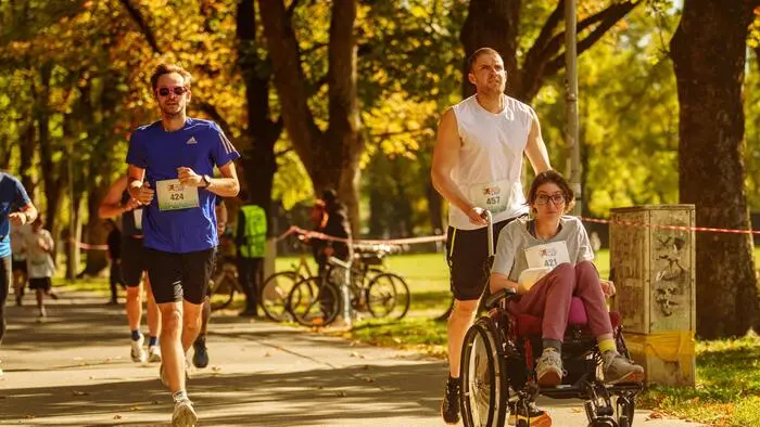 Die Zeit beim Inklusionslauf war zweitrangig