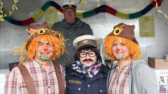 Tolle Masken waren in Unterlamm zu sehen.