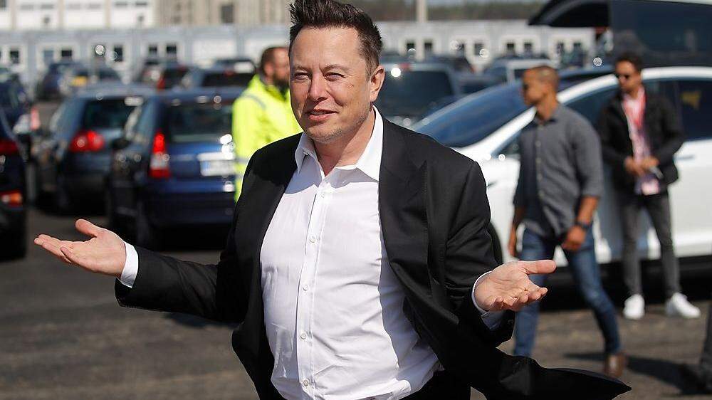 Elon Musk bei einem früheren Besuch in Berlin