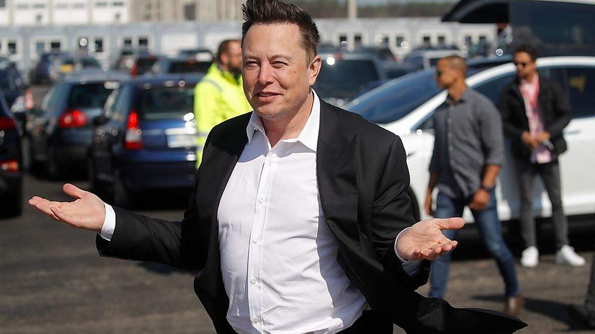 Elon Musk bei einem früheren Besuch in Berlin