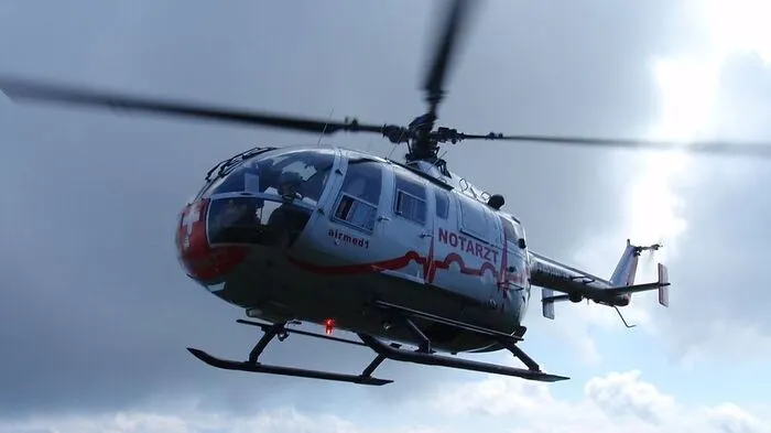 Der "Airmed 1" brachte den Schwerverletzten ins LKH Villach