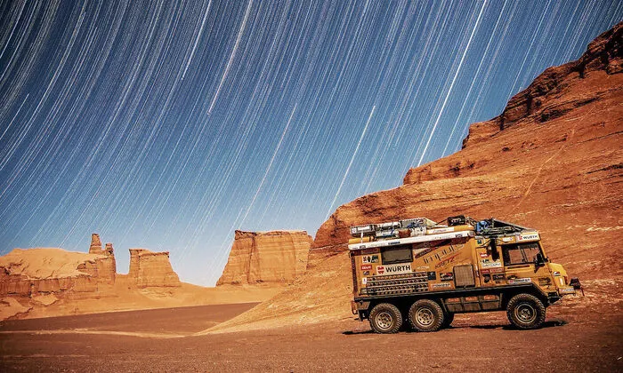Sternen­nacht über der iranischen Wüste