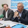 Präsentierten die regionalen Themenschwerpunkte der Freiheitlichen: LAbg. Marco Triller und FPÖ-Klubobmann Mario Kunasek