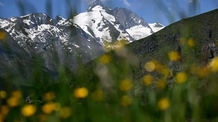 Blick auf den höchsten Berg Österreichs, wo es zu dem Zwischenfall kam 
