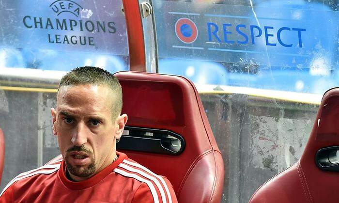 Franck Ribery saß in Madrid zuerst nur auf der Bank