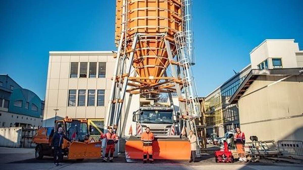 Der Winterdienst Villach macht sich bereit