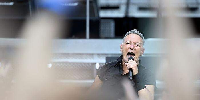 Bruce Springsteen bei seinem Auftritt in Wien