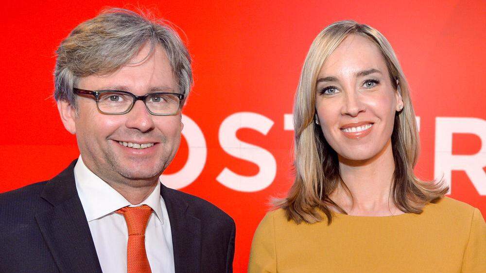 ORF-Generaldirektor Alexander Wrabetz mit Nadja Bernhard
