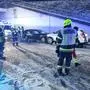 Großeinsatz auf der verschneiten Südautobahn