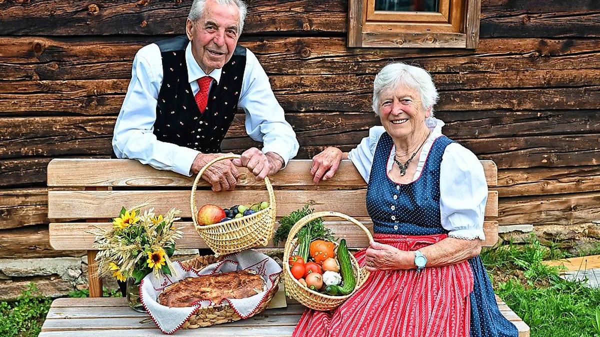 Kärntner des Tages Als "ErntedankPaar" führen sie den Festzug an