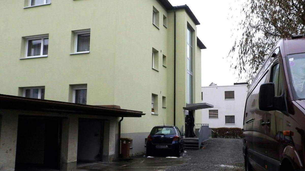 Dieses Wohngebäude in Dornbirn wurde evakuiert