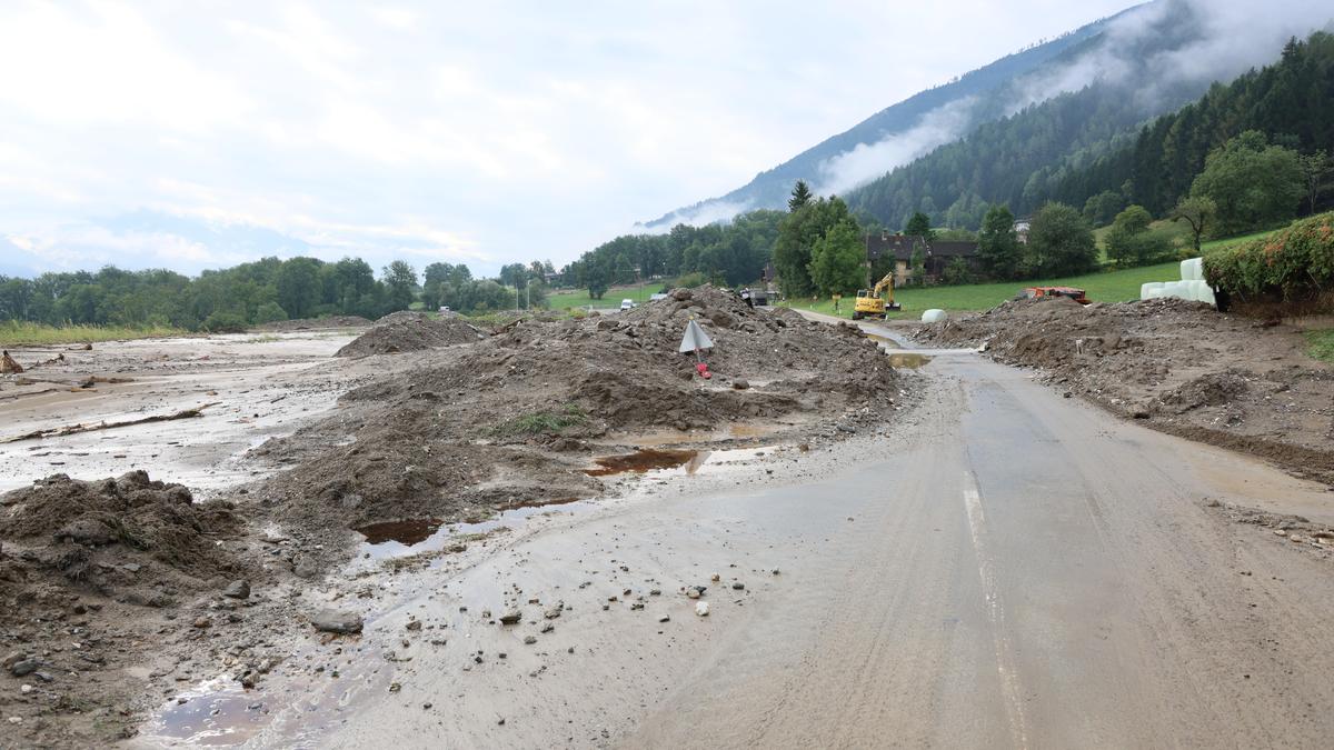 Am Sonntagabend traf ein schweres Unwetter die Gemeinde Baldramsdorf