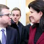 Schwarz (SPÖ) und Riener (ÖVP, re.) 