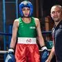 Sadaf Khadem und ihr Trainer Mahyar Monshipour