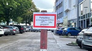 Ein Parkplatz 