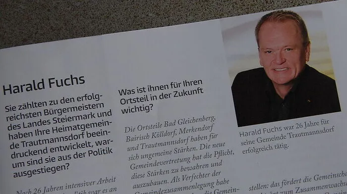 Harald Fuchs (SPÖ) traut Christine Siegel (ÖVP) am ehesten zu, dass sie für ein ehrliches und neues Miteinander im Kurort sorgen kan