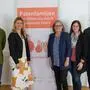 Michael Bukoschegg (Geschäftsführer PSZ Voitsberg), Alima Matko (Koordination ARGE Patenfamilien), Patin Gabriela Gombotz, Julia Gressenberger (Ansprechpartnerin Voitsberg), Jan Nemeczek (Ansprechpartner Deutschlandsberg)