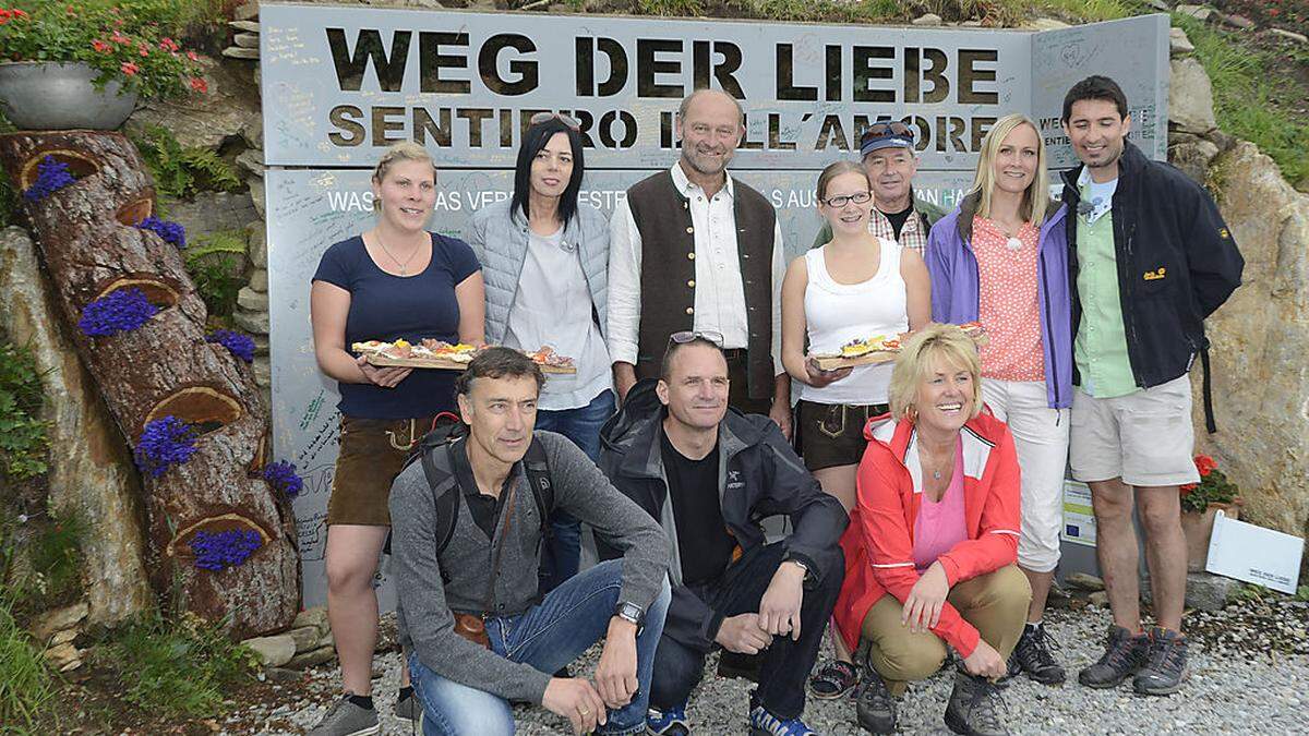 Weg der Liebe wurde bei der Alexanderhütte hoch über dem Millstätter See vorgestellt