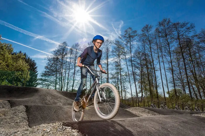 Es gibt aber auch eine BMX-Bahn.