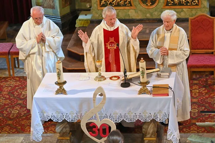 Die Heilige Messe wurde zu Ehren der jubilierenden Familie Lexer  zelebriert