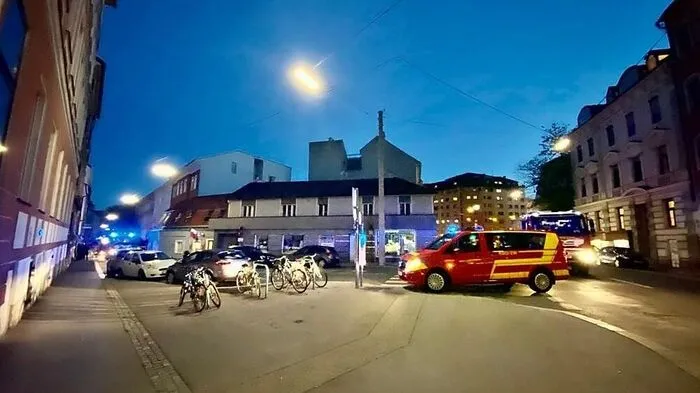 Die Berufsfeuerwehr stand im Einsatz