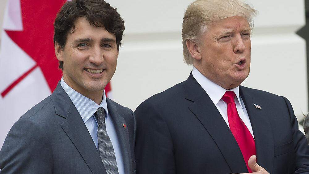 Kandas Regierungschef Justin Trudeau und US-Präsident Donald Trump sind keine guten Freunde