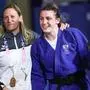 PARIS,FRANCE,31.JUL.24 - OLYMPICS, JUDO - Olympic Summer Games Paris 2024, -70kg, women. Image shows the rejoicing of head coach Yvonne Boenisch and Michaela Polleres (AUT).
Photo: GEPA pictures/ Armin Rauthner