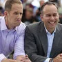 Grimassen für die Fotografen: Pete Docter mit Produzent Jonas Rivera