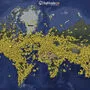 Ein Blick wie auf einen Ameisenhaufen: Flugaktivität weltweit
