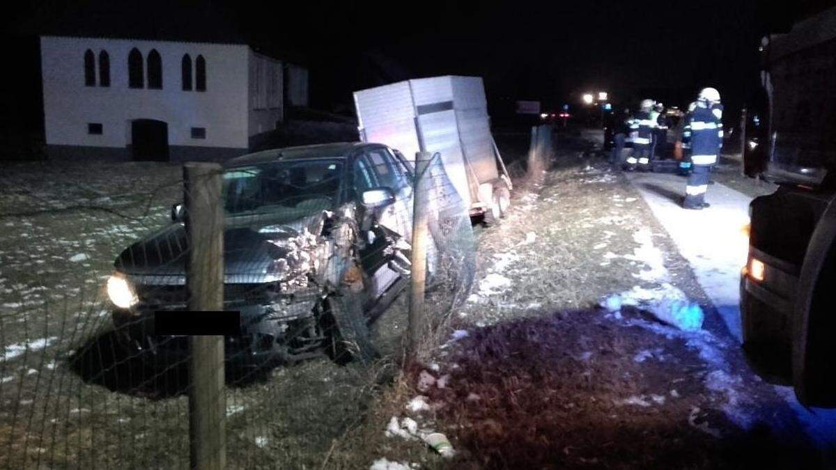 Schwerer Auffahrunfall auf der B70